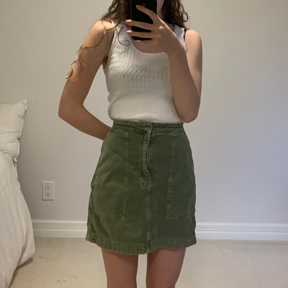 Free people utility mini skirt